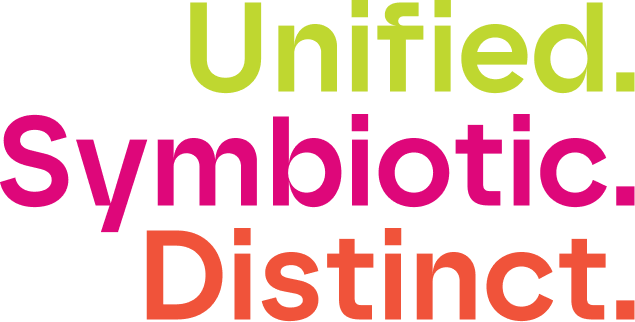 Unified. Symbiotic. Distinct.